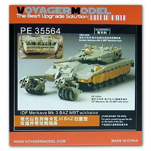 KNL HOBBY модель Вояджер PE35564, Мекка Mk.3 BAZ, основные боевые танки и обновленная версия прокатки шахты с деталями травления
KNL HOBBY модель Вояджер PE35564, Мекка Mk.3 BAZ, основные боевые танки и обновленная версия прокатки шахты с деталями травления