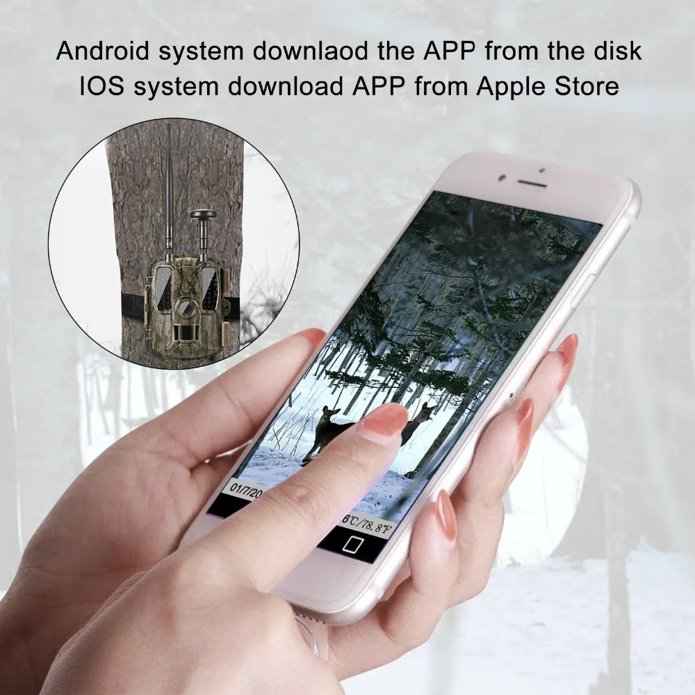 Real 12MP Hunting Trail Cameras 4G MMS GPS GPRS Digital Scout Guard Hunting Camera Trap Game Wild Photo Traps Hunting Camera 4G (11)