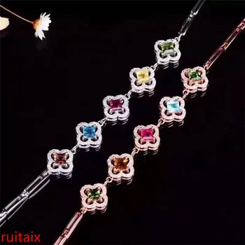 KJJEAXCMY fine jewelry S925 pure silver hand chain natural tourmaline women's hand chain wholesale jewelry.
KJJEAXCMY fine jewelry S925 pure silver hand chain natural tourmaline women's hand chain wholesale jewelry.