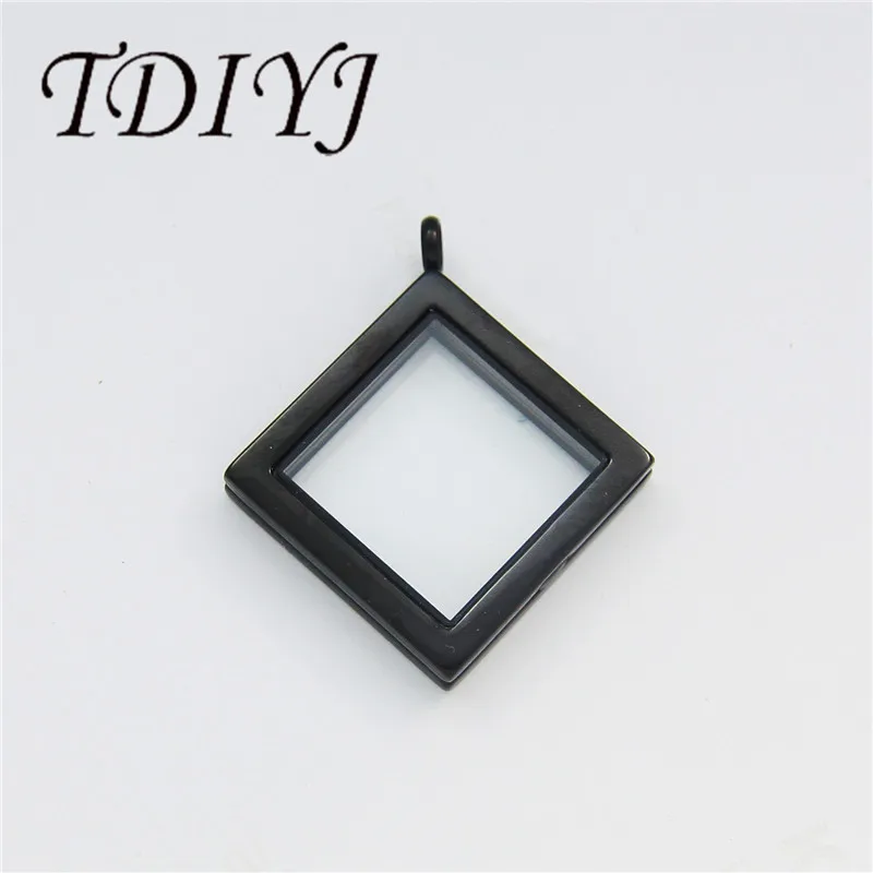 TDIYJ Wholesale 30*30mm Rhombus Stainless Steel Magnetic Floating Glass Black Locket Pendant Necklace for Women 1Pcs
TDIYJ Wholesale 30*30mm Rhombus Stainless Steel Magnetic Floating Glass Black Locket Pendant Necklace for Women 1Pcs