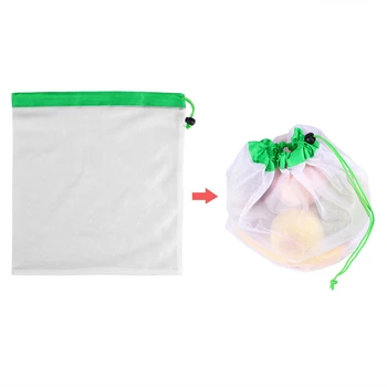 5 Pack Reusable shopping bag Produce Mesh Bags Black Rope Vegetable Fruit Toy Storage Pouch Drawstring market bag foldable A25
5 Pack Reusable shopping bag Produce Mesh Bags Black Rope Vegetable Fruit Toy Storage Pouch Drawstring market bag foldable A25