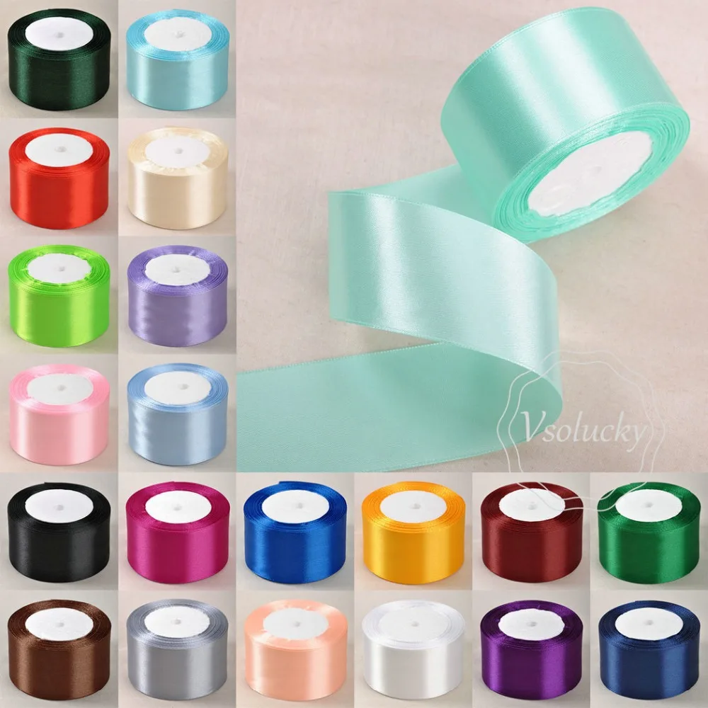 1 Roll 25 Yards 2" 50mm Satin Ribbon Sash Gift Bow Craft Wedding Party Supplies Event Anniversary Banquet Decoration
1 Roll 25 Yards 2" 50mm Satin Ribbon Sash Gift Bow Craft Wedding Party Supplies Event Anniversary Banquet Decoration