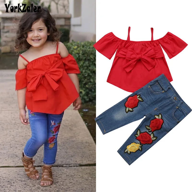 Yorkzaler Summer Kids Clothing Set For Girl Red Backless Shirt+Long Pants Embroidery Children's Clothes Toddler Baby Outfits
Yorkzaler Summer Kids Clothing Set For Girl Red Backless Shirt+Long Pants Embroidery Children's Clothes Toddler Baby Outfits