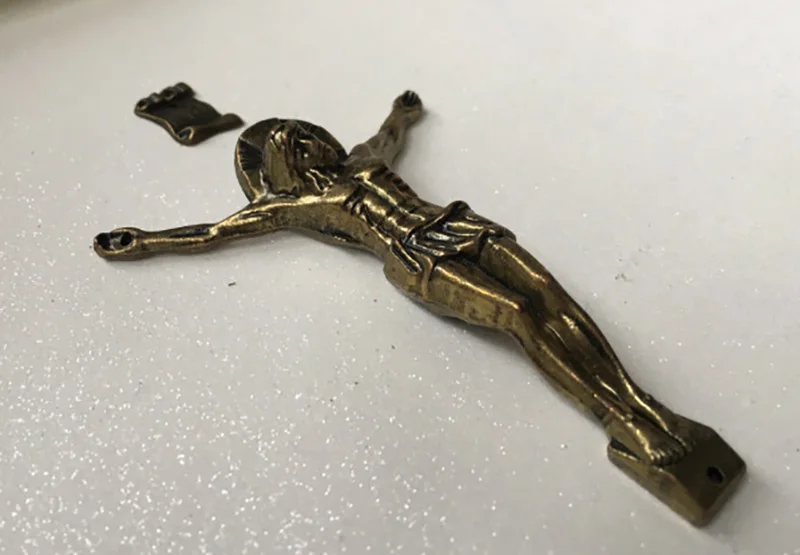 Holy Christian Jesus Kirsite Crucifix Pendant Catholic Emmanuel Christ Jesu cCoss Jesus figures Rood Lamb of God 9.5*17CM
Holy Christian Jesus Kirsite Crucifix Pendant Catholic Emmanuel Christ Jesu cCoss Jesus figures Rood Lamb of God 9.5*17CM
