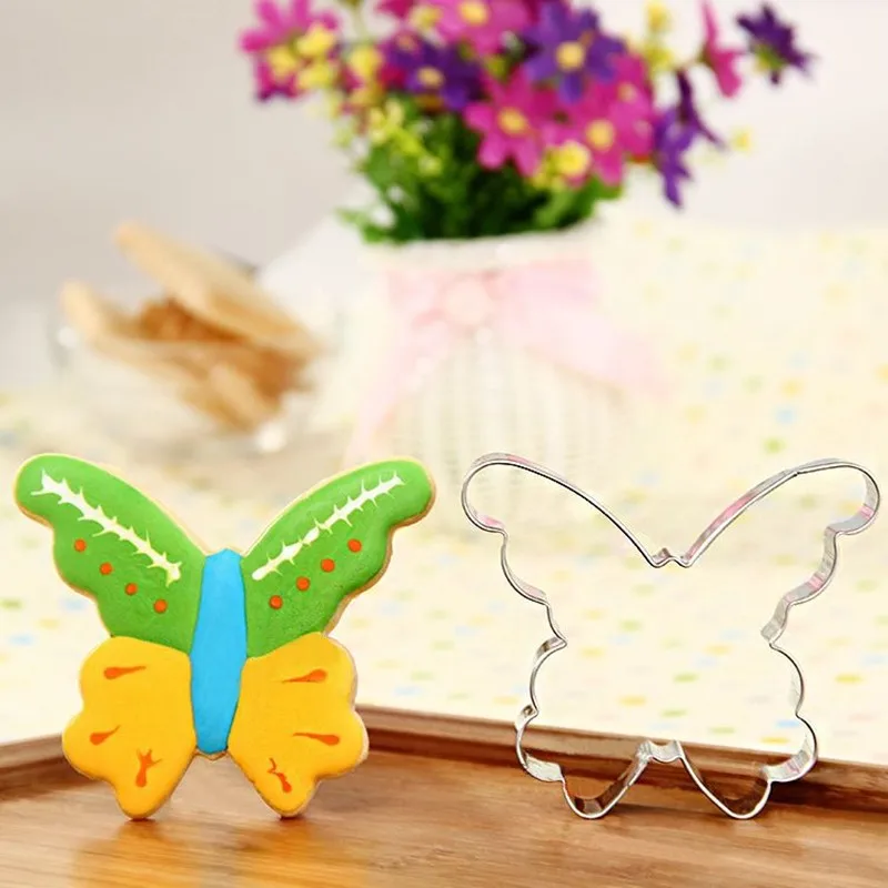 Butterfly Shape Cookie Mold Stainless Steel Butterfly Fondant Mold Biscuit Cookie Cutter Cake Decoration Mold A1156
Butterfly Shape Cookie Mold Stainless Steel Butterfly Fondant Mold Biscuit Cookie Cutter Cake Decoration Mold A1156