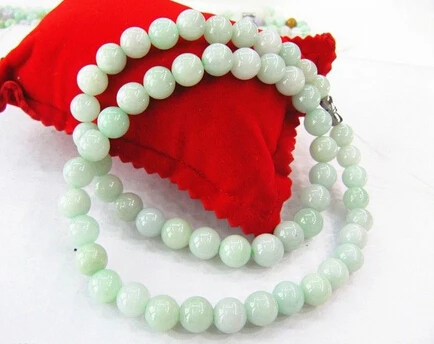bjc 0001443 18 Inch Imperial A Grade 100% Natural Green Jade/Jadeite Bless Beads Necklace
bjc 0001443 18 Inch Imperial A Grade 100% Natural Green Jade/Jadeite Bless Beads Necklace