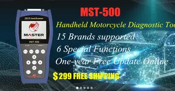 2020 Free Shipping MASTER MST-500 Handheld Motorcycle Diagnostic Scanner Tool 
2020 Free Shipping MASTER MST-500 Handheld Motorcycle Diagnostic Scanner Tool