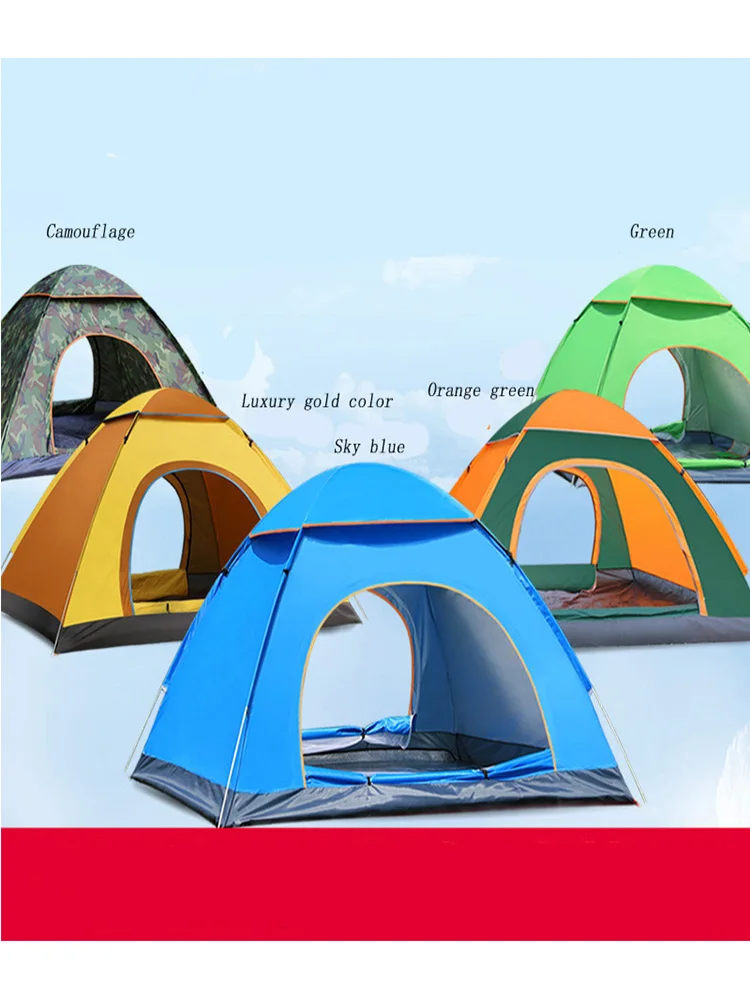 Tents Outdoor Camping Portable Waterproof Hiking Tent Anti-UV 2/4Person Folding Pop Up Automatic Open Sun Shade Ultralight Tent
Tents Outdoor Camping Portable Waterproof Hiking Tent Anti-UV 2/4Person Folding Pop Up Automatic Open Sun Shade Ultralight Tent
