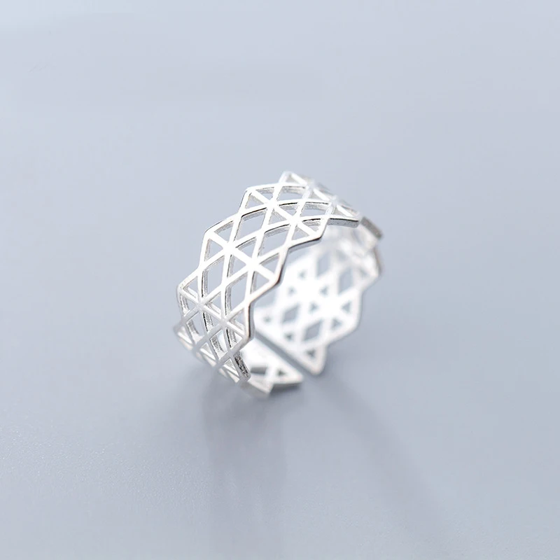 MloveAcc 925 Sterling Silver Vintage Wave Geometric Adjustable Ring Open Size Finger Rings for Women Silver Jewelry anel
MloveAcc 925 Sterling Silver Vintage Wave Geometric Adjustable Ring Open Size Finger Rings for Women Silver Jewelry anel