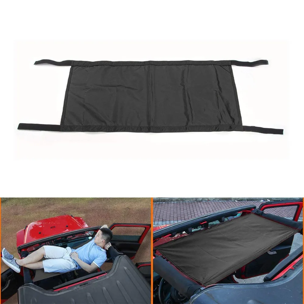 Chuang Qian Car Roof Rest Bed Hammock for Jeep Wrangler YJ, TJ, JK & JKU Unlimited (Black)
Chuang Qian Car Roof Rest Bed Hammock for Jeep Wrangler YJ, TJ, JK & JKU Unlimited (Black)