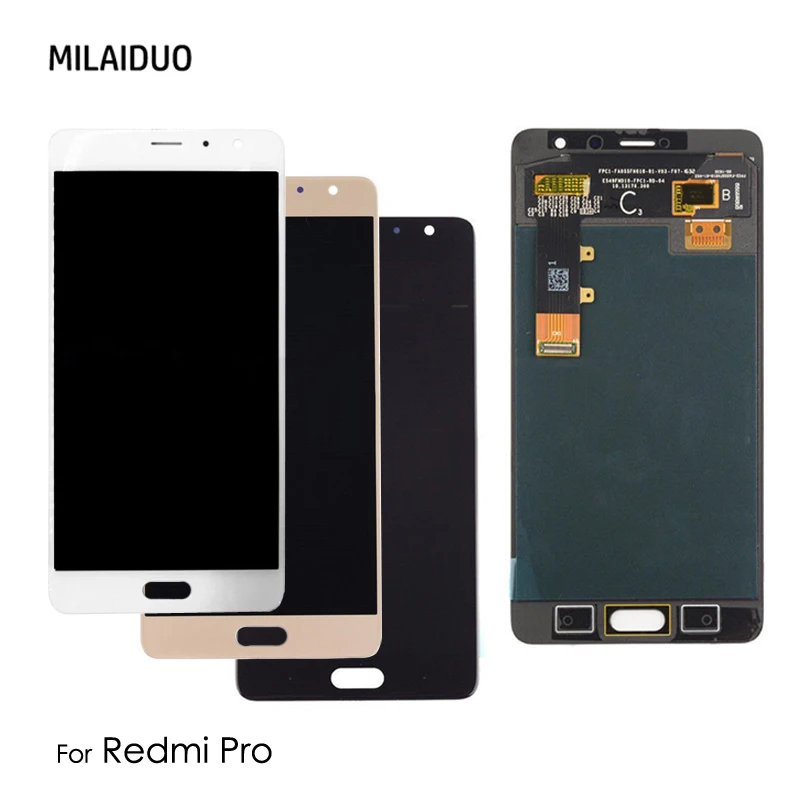 AMOLED OLED For Xiaomi Redmi Pro Hongmi Pro LCD Display Touch Screen Digitizer Assembly Replacement Free shipping 5.5 inch
AMOLED OLED For Xiaomi Redmi Pro Hongmi Pro LCD Display Touch Screen Digitizer Assembly Replacement Free shipping 5.5 inch