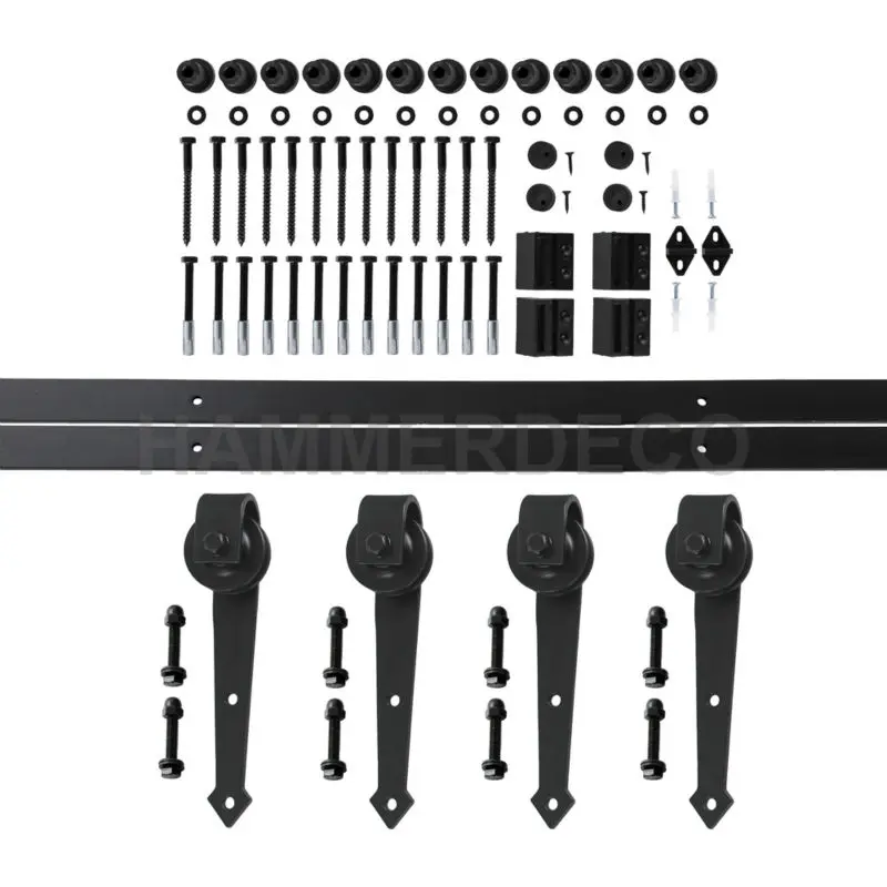 10 to 16 FT European style steel top mounted double head twin roller sliding barn wood door hardware barn door sliding track
10 to 16 FT European style steel top mounted double head twin roller sliding barn wood door hardware barn door sliding track