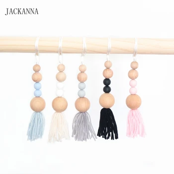 Cute Baby Play Gym Montessori Toys Baby Teether Silicone & Wood Beads Crochet Baby Rattle Teether Pram Hanger Toy Newborn Gifts
Cute Baby Play Gym Montessori Toys Baby Teether Silicone & Wood Beads Crochet Baby Rattle Teether Pram Hanger Toy Newborn Gifts