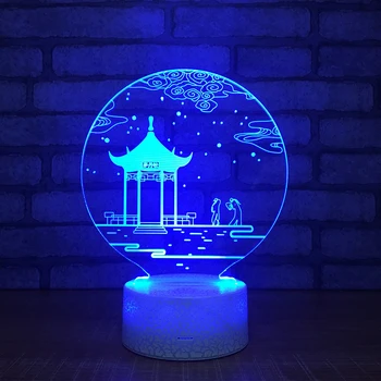 The peony pavilion3D Night Light Creative Illusion 3d Lamp LED 7 Color changing Table Desk Lamp For Children Xmas Gift
The peony pavilion3D Night Light Creative Illusion 3d Lamp LED 7 Color changing Table Desk Lamp For Children Xmas Gift