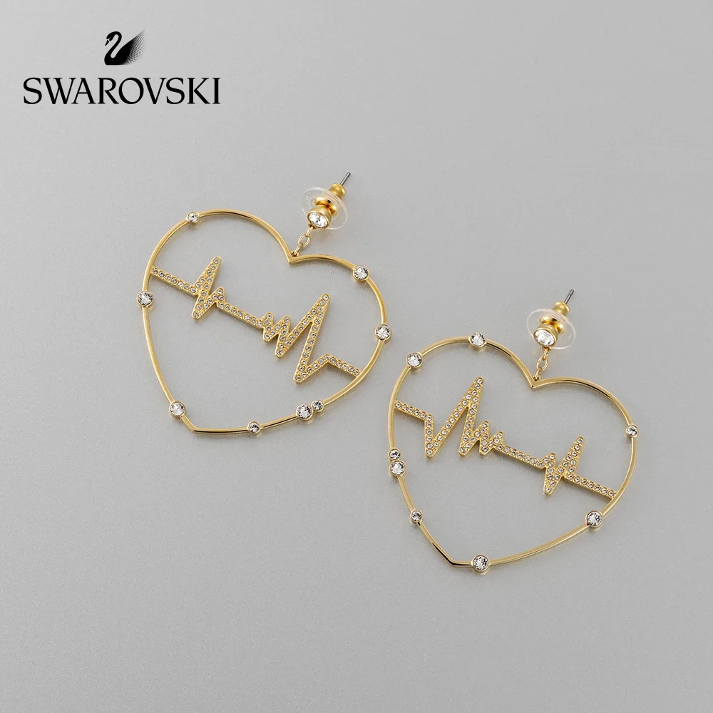 Original Genuine Swarovski OXO heartbeat Pattern fashion all-lady decor stud earrings Female crystal ear ornament 5470169
Original Genuine Swarovski OXO heartbeat Pattern fashion all-lady decor stud earrings Female crystal ear ornament 5470169