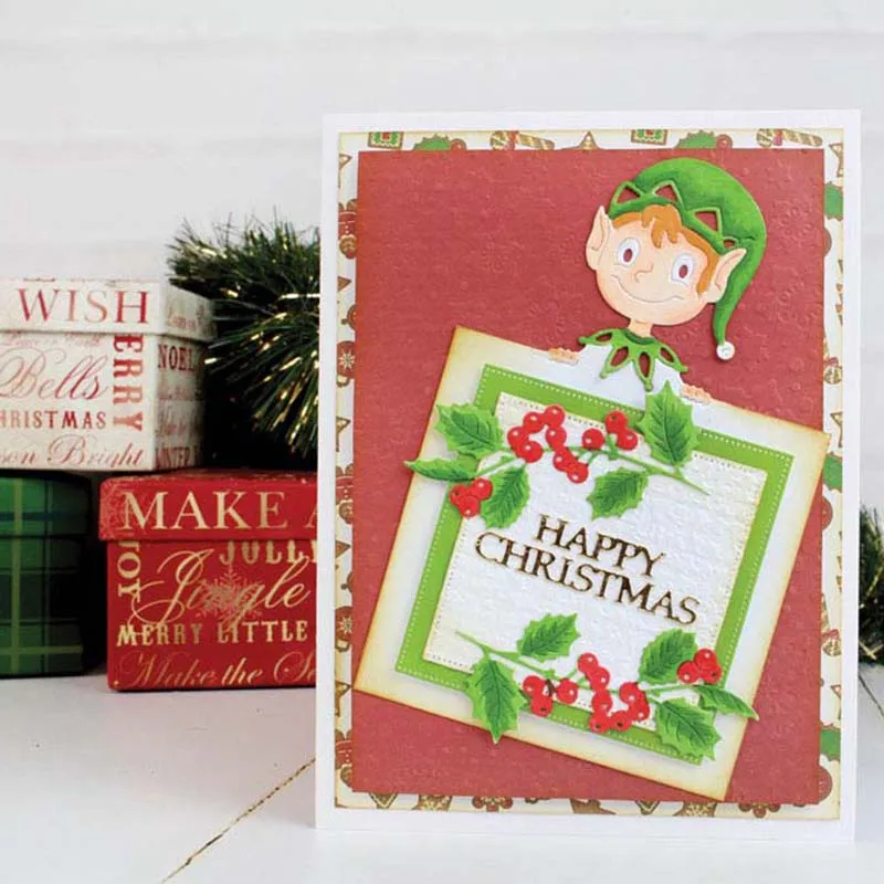 Kid With Christmas Hat Metal Cutting Dies Stencils For DIY Scrapbooking Decorative Embossing Suit Paper Cards Die Cutting Tool
Kid With Christmas Hat Metal Cutting Dies Stencils For DIY Scrapbooking Decorative Embossing Suit Paper Cards Die Cutting Tool