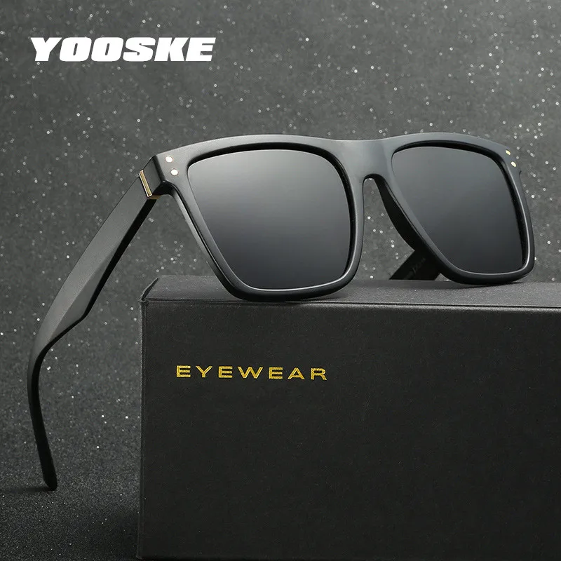 

YOOSKE Retro Mens Sunglasses Polarized Lens Vintage Sun Glasses For Men Women Driving Sunglass UV400 Shades Goggles