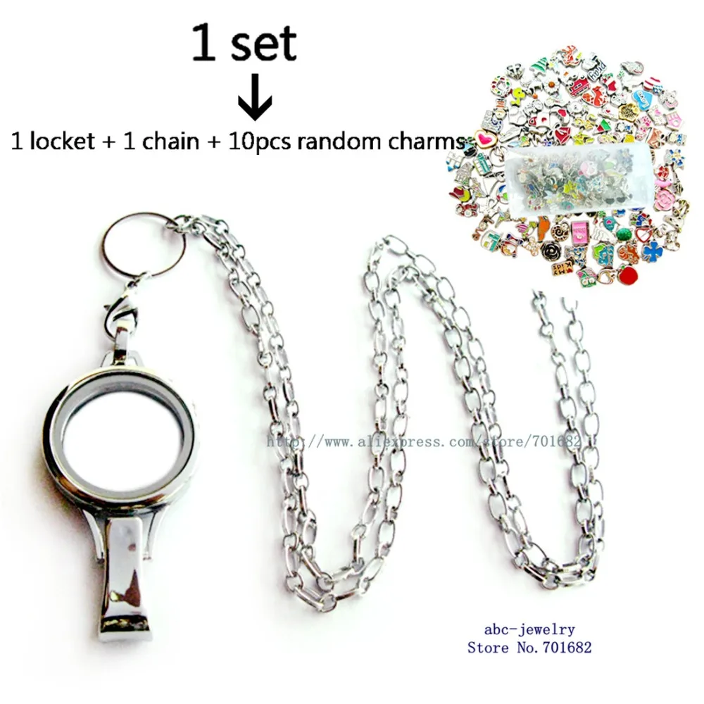 1pc necklace locket+10pcs floating locket charms 30*65mm plain Badge hold lanyard Floating locket
1pc necklace locket+10pcs floating locket charms 30*65mm plain Badge hold lanyard Floating locket