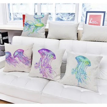 45 cm Marine Jellyfish Colorful Decorative Cushion Throw Pillow Simple Style Sofa Chair Piaochuang Pad Pillowcase Free Shipping
45 cm Marine Jellyfish Colorful Decorative Cushion Throw Pillow Simple Style Sofa Chair Piaochuang Pad Pillowcase Free Shipping