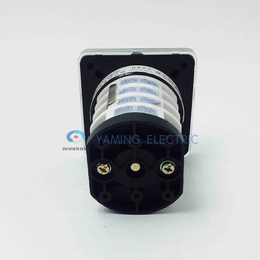YMZ12-25-Electrical-changeover-cam-rotary-selector-operation-main-switch-manual-transfer-switch-25A-4-Pole (4)