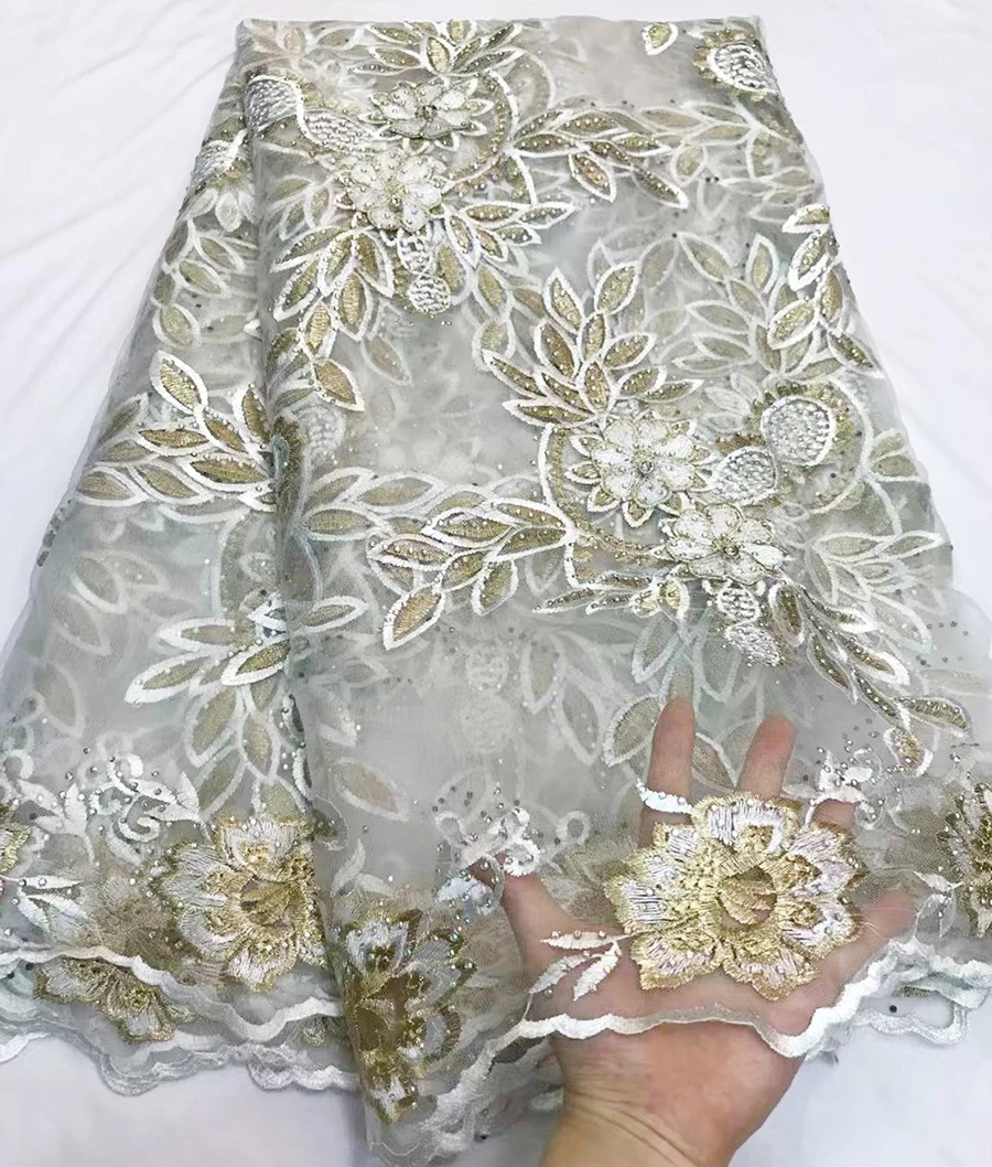 Newest flower 3D Embroidered design African Lace Fabric with stones High Quality French Tulle Lace Fabric Beautiful party dress
Newest flower 3D Embroidered design African Lace Fabric with stones High Quality French Tulle Lace Fabric Beautiful party dress