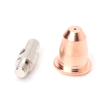 10Pcs/Set S45 Consumables Kit Electrode 0.8mm Nozzle Tip For Plasma Cutter Torch qiang
10Pcs/Set S45 Consumables Kit Electrode 0.8mm Nozzle Tip For Plasma Cutter Torch qiang