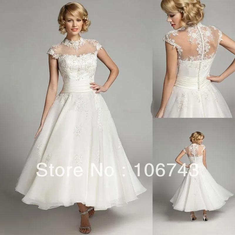 free shipping 2013 new arrival Short-sleeves high Tea Length Custom size white lace corset dress short wedding Dresses
free shipping 2013 new arrival Short-sleeves high Tea Length Custom size white lace corset dress short wedding Dresses