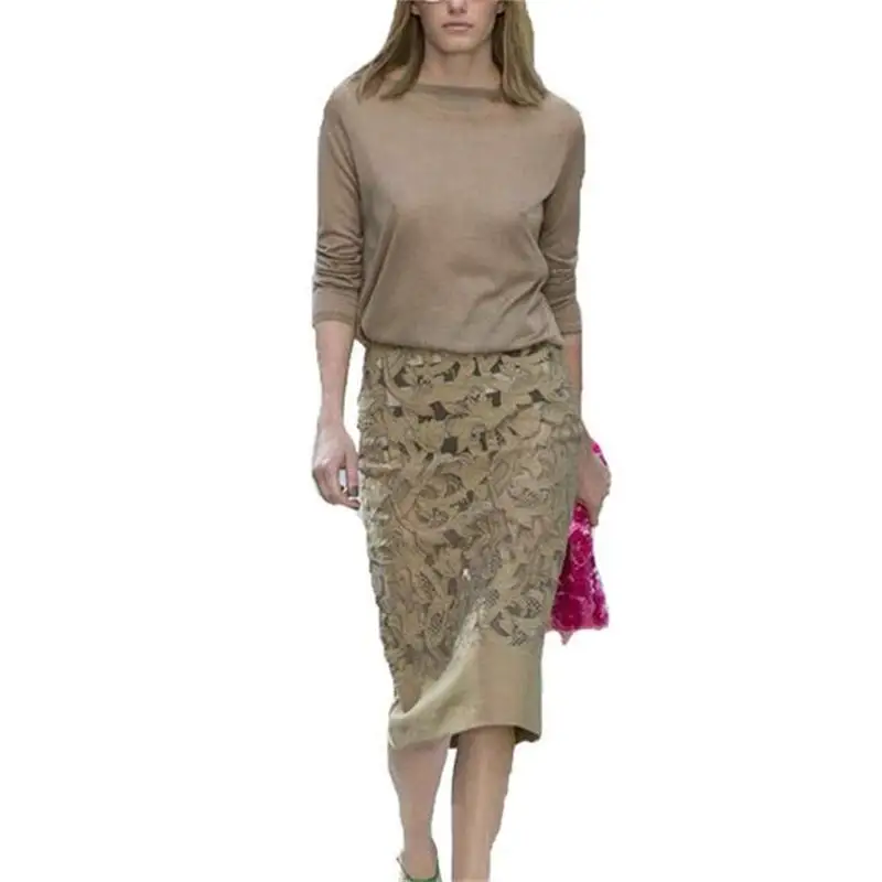 Runway Set 2019 Spring Autumn Runway Two Pieces Women Sweater Top Hollow-out Embroidery Skirt Clothing set Women Suits NPD0568
Runway Set 2019 Spring Autumn Runway Two Pieces Women Sweater Top Hollow-out Embroidery Skirt Clothing set Women Suits NPD0568