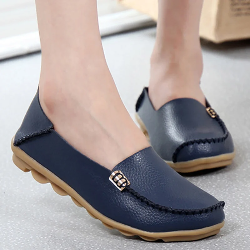 Large size 35-44 loafers shoes women flats genuine leather slip-on casual female shoes 14 colors solid sewing autumn shoes
Large size 35-44 loafers shoes women flats genuine leather slip-on casual female shoes 14 colors solid sewing autumn shoes