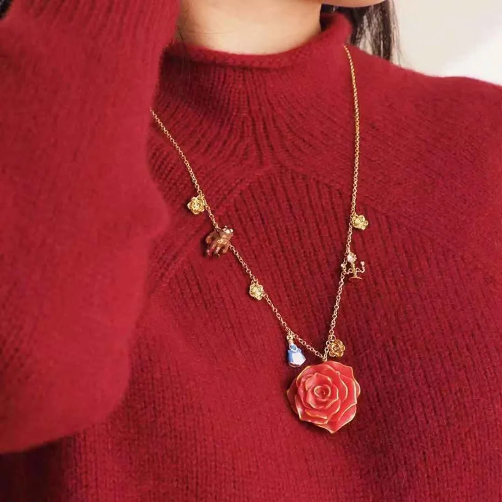 2019 Amybaby Handmade Enamel Glaze Beauty and Beast Womens Stud Drop Earring Necklace Jewelry For Party
2019 Amybaby Handmade Enamel Glaze Beauty and Beast Womens Stud Drop Earring Necklace Jewelry For Party