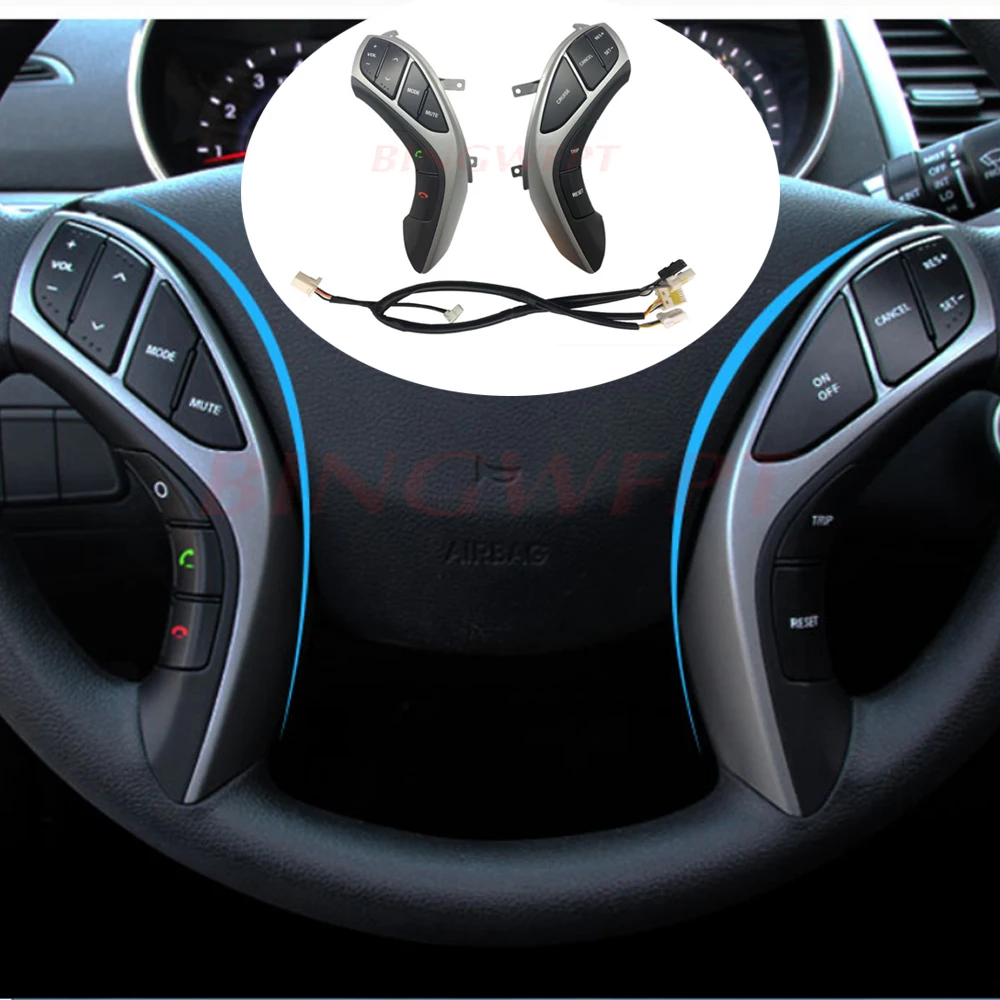 Car Accessories Bluetooth Call Constant Speed Cruise Modified Multi-functional Steering Wheel Switch Button For Hyundai Elantra
Car Accessories Bluetooth Call Constant Speed Cruise Modified Multi-functional Steering Wheel Switch Button For Hyundai Elantra