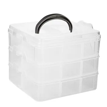 3-Layer 18-Grid Adjustable Jewelery Organizer Storage Box Container Case with Removable Dividers (Transparent)
3-Layer 18-Grid Adjustable Jewelery Organizer Storage Box Container Case with Removable Dividers (Transparent)