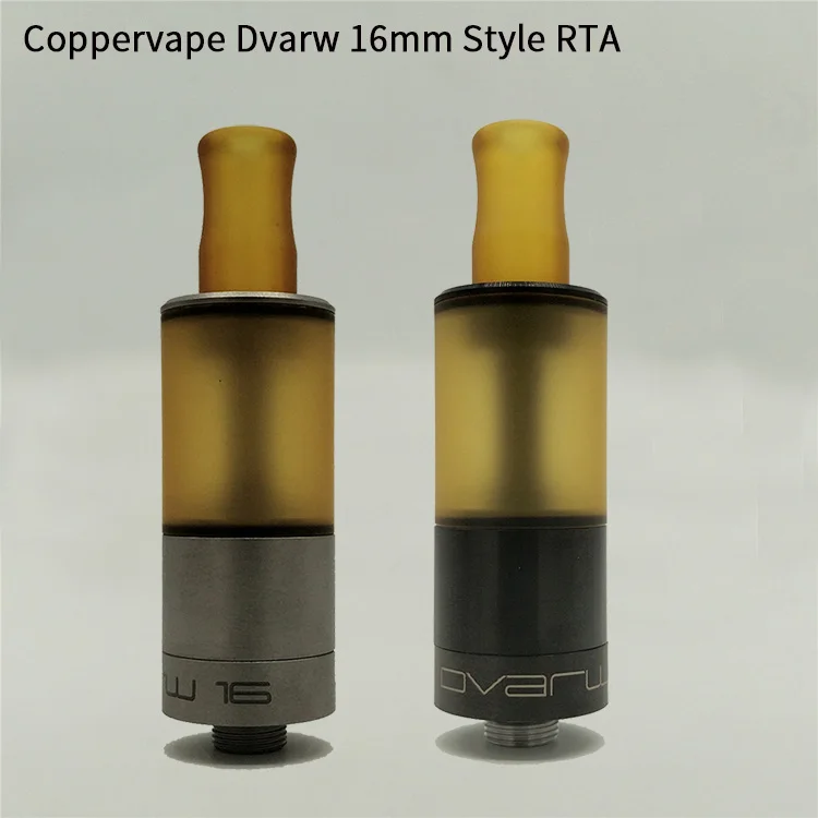 5pcs/lot Coppervape Dvarw 16 Style MTL RTA 316SS PEI Tank With 4 AFCs 16mm Single Coil DIY Rebuildable Vape Tank 2ml Clearomizer
5pcs/lot Coppervape Dvarw 16 Style MTL RTA 316SS PEI Tank With 4 AFCs 16mm Single Coil DIY Rebuildable Vape Tank 2ml Clearomizer