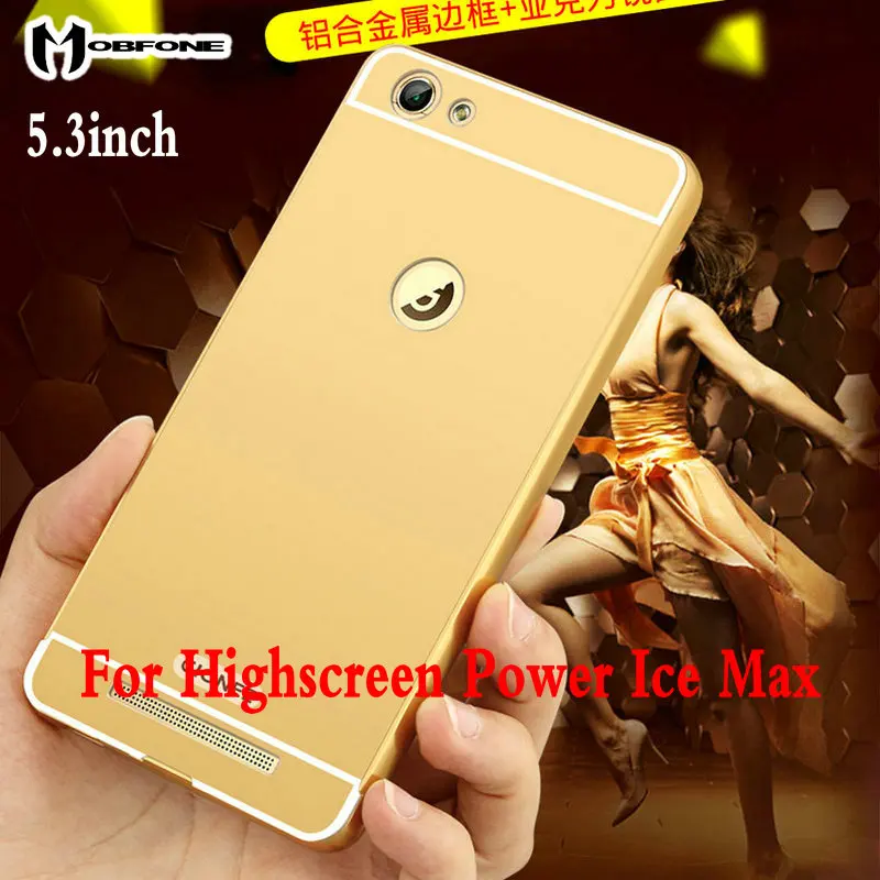Mirror Back Plate Case Metal Frame + PC Plastic Back Cover For Highscreen Power Ice Max 5.3inch Protective Phone Case Shell Capa
Mirror Back Plate Case Metal Frame + PC Plastic Back Cover For Highscreen Power Ice Max 5.3inch Protective Phone Case Shell Capa
