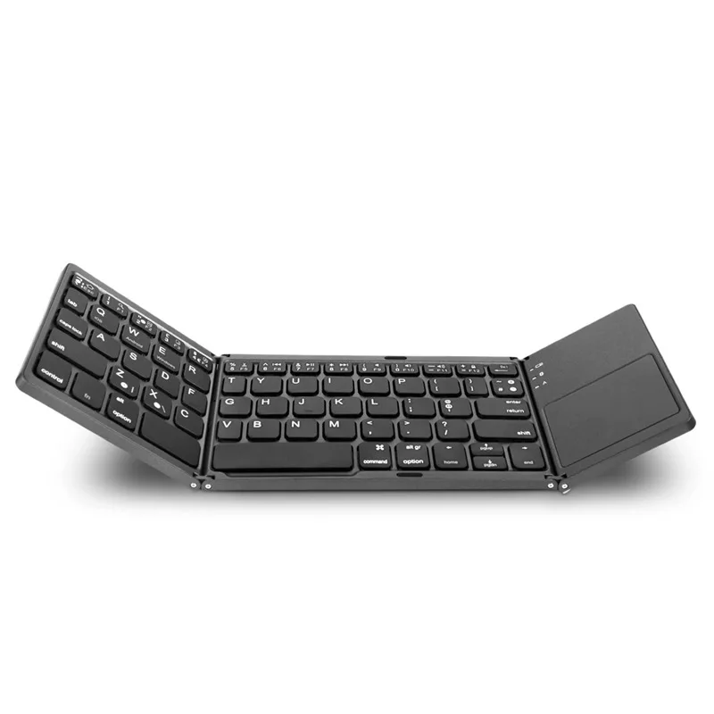 Folding Bluetooth Keyboard,Rechargeable Portable BT Wireless Foldable Mini Keyboard with Touchpad for Tablet Samsung or Other
Folding Bluetooth Keyboard,Rechargeable Portable BT Wireless Foldable Mini Keyboard with Touchpad for Tablet Samsung or Other