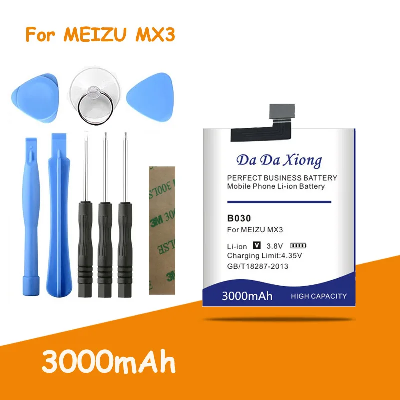 Full Protection And Safety 3000mAh B030 Battery for Meizu MX3 M351 M353 M355 M356 MX 3
Full Protection And Safety 3000mAh B030 Battery for Meizu MX3 M351 M353 M355 M356 MX 3