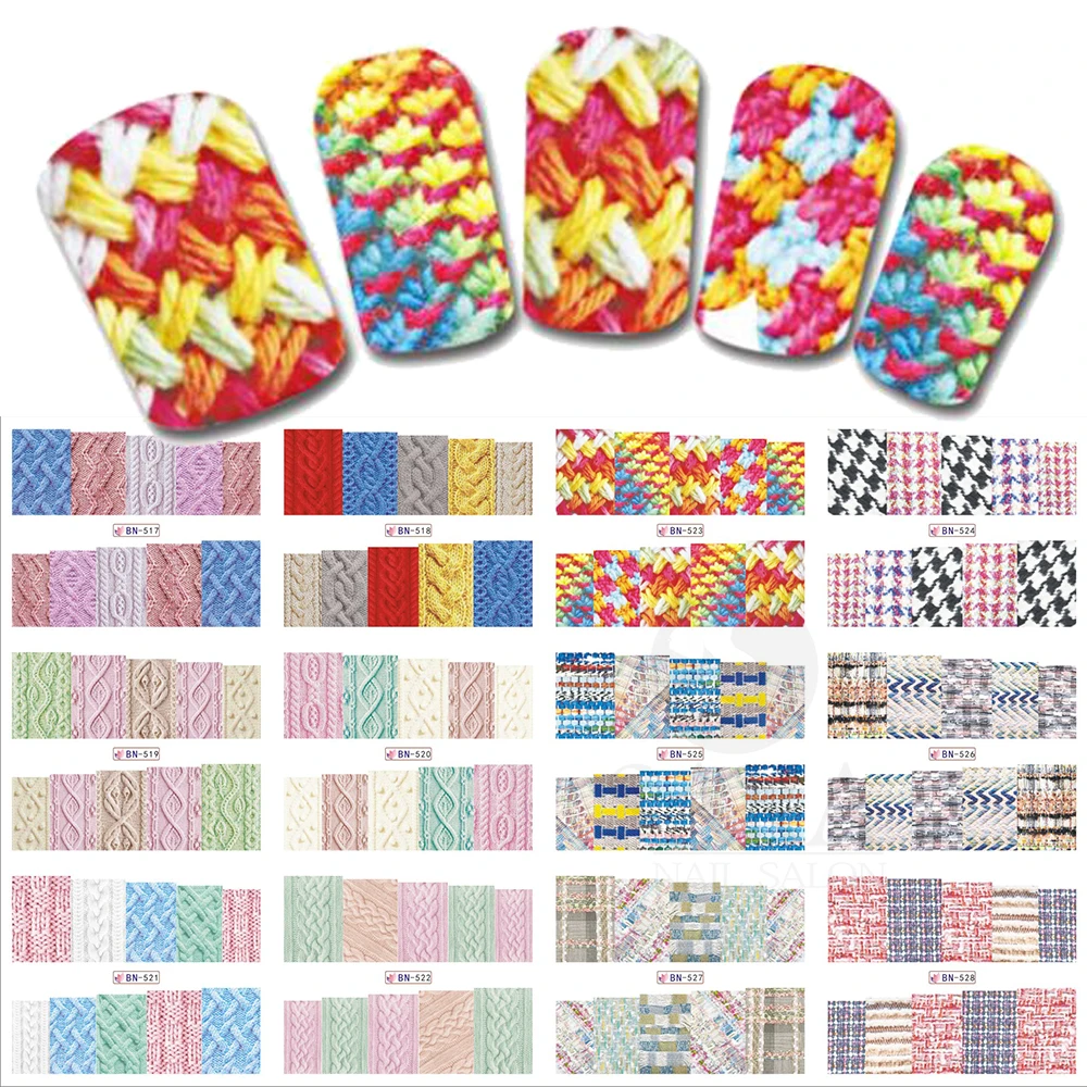 12 Designs/Set Beauty Winter Sweater Design Nail Art Sticker Decals Nails Decorations DIY Tattoos Manicure Tools SABN517-528
12 Designs/Set Beauty Winter Sweater Design Nail Art Sticker Decals Nails Decorations DIY Tattoos Manicure Tools SABN517-528