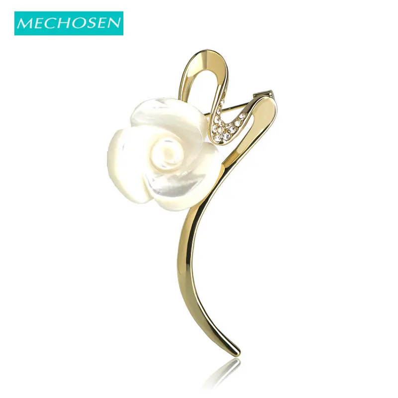 2016 High Quality White Shell Rose Brooch Sweater Overcoat Corsage Shoulder&Hat Decoration 18K Gold Plated Women Wedding Jewelry
2016 High Quality White Shell Rose Brooch Sweater Overcoat Corsage Shoulder&Hat Decoration 18K Gold Plated Women Wedding Jewelry