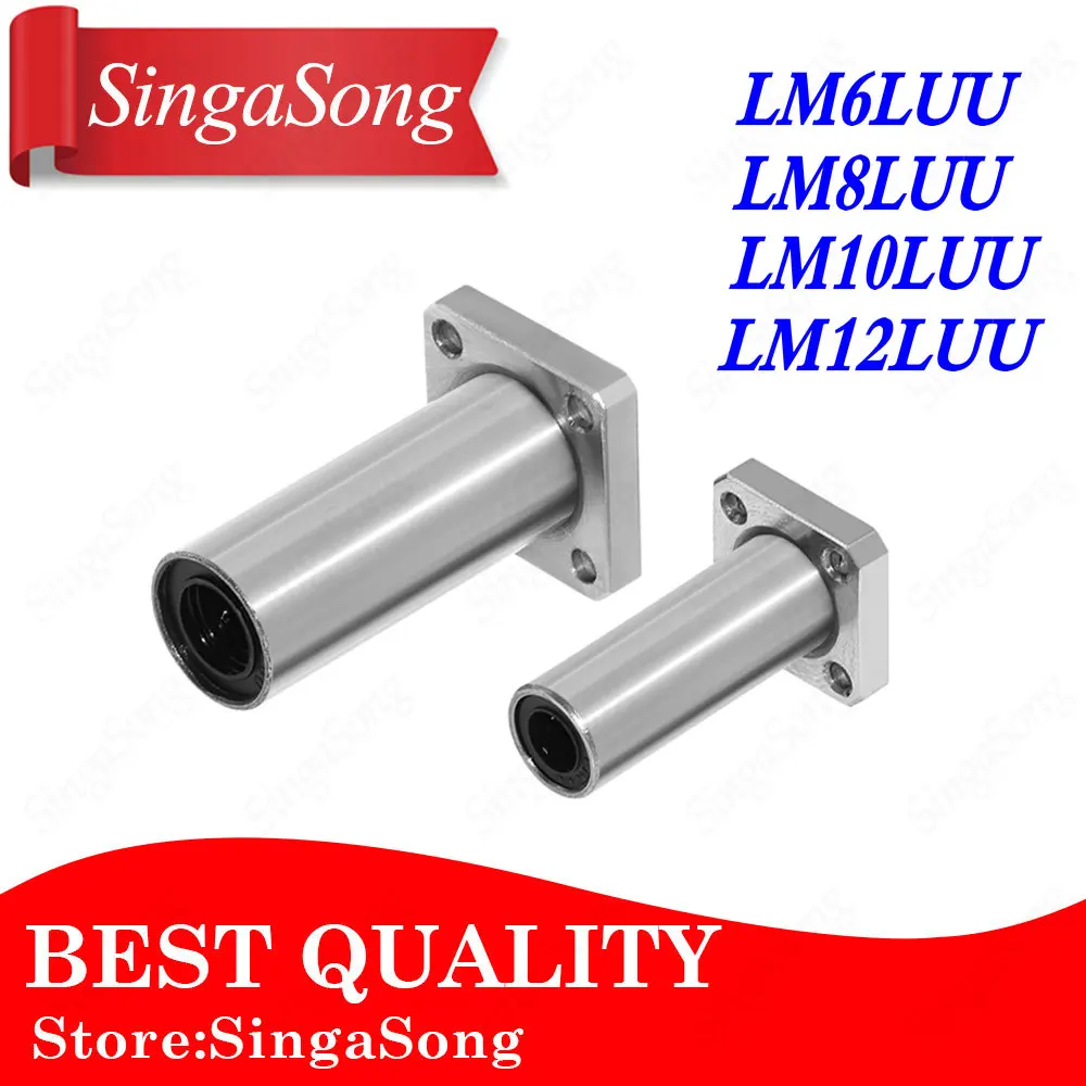 Hot sale LMK6LUU/LMK8LUU/LMK10LUU/LMK12LUU long type Rectangular Flange Linear Bearing CNC Linear Bush for 3D printer parts
Hot sale LMK6LUU/LMK8LUU/LMK10LUU/LMK12LUU long type Rectangular Flange Linear Bearing CNC Linear Bush for 3D printer parts
