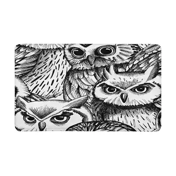 Pattern with Owls Black and White Doormat Anti-Slip Entrance Mat Floor Rug Indoor Door Mats Home Decor, Rubber Backing X-Large
Pattern with Owls Black and White Doormat Anti-Slip Entrance Mat Floor Rug Indoor Door Mats Home Decor, Rubber Backing X-Large