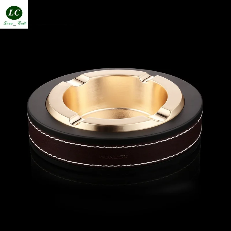 Ashtray Fashion Luxury Cigar Genuine Leather Metal Creative Fashion Boutique Large Ashtray Gifts Table Ashtray
Ashtray Fashion Luxury Cigar Genuine Leather Metal Creative Fashion Boutique Large Ashtray Gifts Table Ashtray