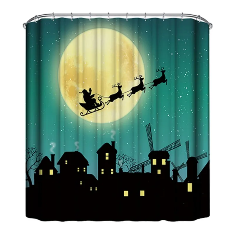 2018 Cute Christmas Theme Mildew Waterproof Polyester Fabric Shower Curtain Bathroom Christmas Decor
2018 Cute Christmas Theme Mildew Waterproof Polyester Fabric Shower Curtain Bathroom Christmas Decor