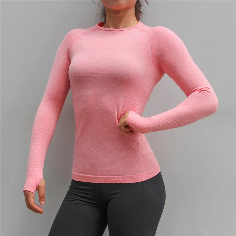 Long Sleeved Fitness Sportswear Women T Shirt Sport Suit Elastic Yoga Top Running Shirt Gym Clothes Sport Jacket Blouse P024
Long Sleeved Fitness Sportswear Women T Shirt Sport Suit Elastic Yoga Top Running Shirt Gym Clothes Sport Jacket Blouse P024