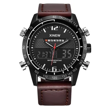 Men watch 1pcs Mens Army Military Watch Waterproof Sports LED Digital Analog Leathe Wrist Watch relojes hombre 2018 analogico a8
Men watch 1pcs Mens Army Military Watch Waterproof Sports LED Digital Analog Leathe Wrist Watch relojes hombre 2018 analogico a8