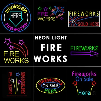 FIRE WORKS Neon light signs Glass Neon Tube light for Bar home bussiness party LED Neon signs Light
FIRE WORKS Neon light signs Glass Neon Tube light for Bar home bussiness party LED Neon signs Light