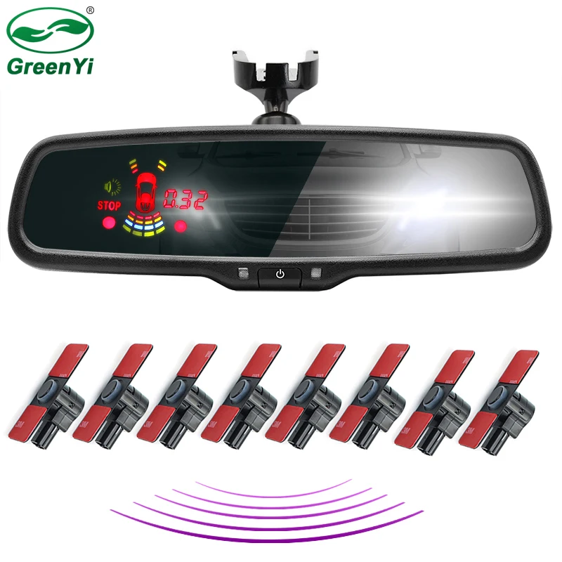 2019 New Auto Dimming Car Interior Rearview Mirror Monitor 8 Parking Sensor With Original Bracket 16mm Flat Sensor
2019 New Auto Dimming Car Interior Rearview Mirror Monitor 8 Parking Sensor With Original Bracket 16mm Flat Sensor