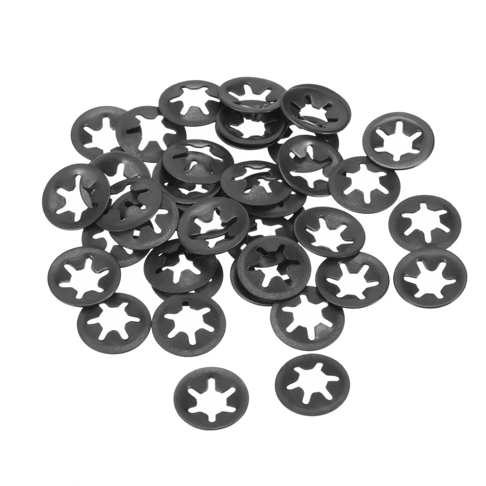 Uxcell 40pcs/lot M5 M6 Quicklock Lock Washer Internal Tooth Starlock Flat Shaft Resistance Rotation Fastener Hardware Gasket
Uxcell 40pcs/lot M5 M6 Quicklock Lock Washer Internal Tooth Starlock Flat Shaft Resistance Rotation Fastener Hardware Gasket