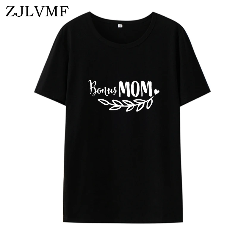 Zjlvmf Bonus Mom Women T-shirt O-neck Feminist Fashion Harajuku Women Clothes 2019 Summer New Cotton Funny Casual Women T Shirt
Zjlvmf Bonus Mom Women T-shirt O-neck Feminist Fashion Harajuku Women Clothes 2019 Summer New Cotton Funny Casual Women T Shirt
