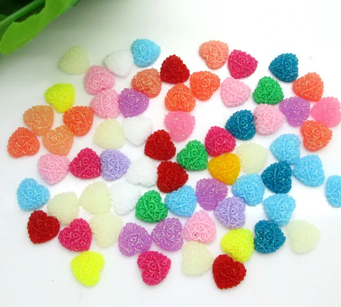 200Pcs Mixed Resin Heart 10x10mm Decoration Crafts Beads Flatback Cabochon Scrapbook DIY Embellishments Accessories
200Pcs Mixed Resin Heart 10x10mm Decoration Crafts Beads Flatback Cabochon Scrapbook DIY Embellishments Accessories