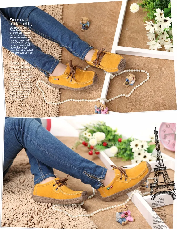 2016 Summer Fashion Woman Casual Shoes Wild Lace-up Woman Flats Comfortable Concise Woman Shoes Breathable Female Shoes aDT90 (4)